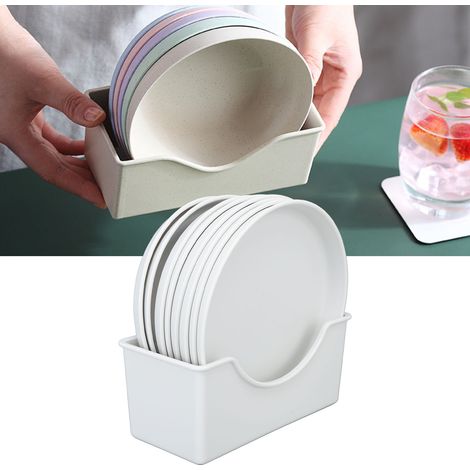 Assiettes et plats ronds à usage domestique, y compris les plats à cracher les os, la vaisselle, les assiettes à goûter, les assiettes en plastique, la vaisselle de salle à manger, les assiettes poube (1/5)