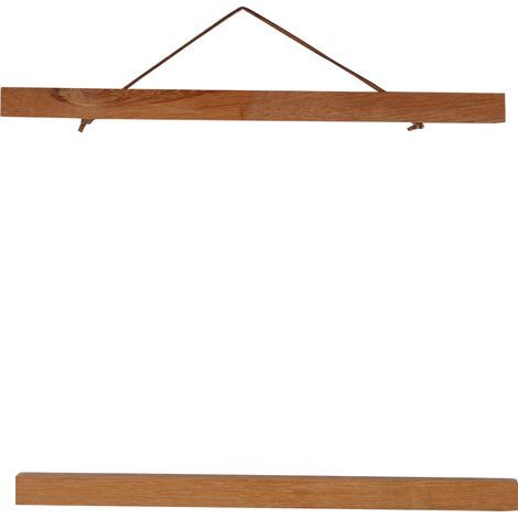 Cornice magnetica, in legno pressato, con magneti integrati, 30 cm, per poster e stampe (1/5)