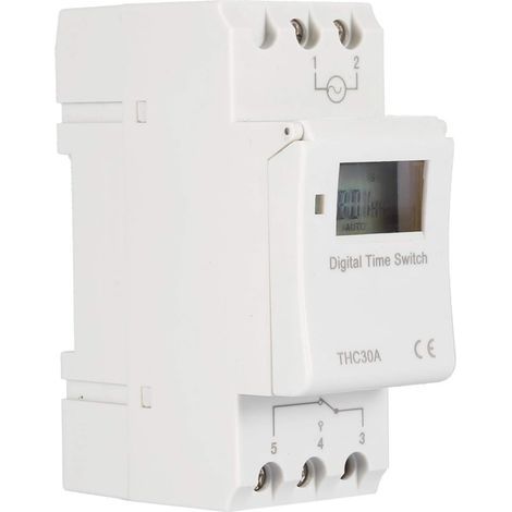 Programmierbarer digitaler Zeitschalter mit LCD-Display, THC 30A 110V – Fei Yu (1/5)