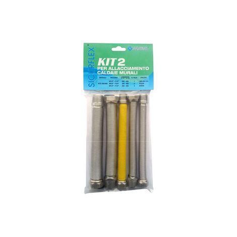 KIT RACCORDO INOX ESTENSIBILE 1/2 PER CALDAIA KIT 2- 1,0 pz