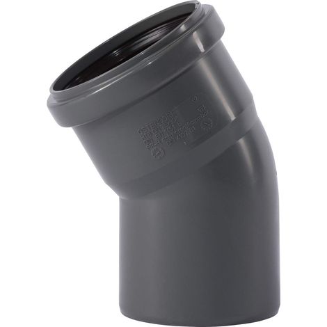 Ostendorf HTsafe - Tubo HTsafe 30 gradi DN 75 mm, colore: Grigio