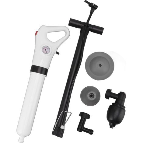 Outil de Dragage Pneumatique Manuel : Plongeur de Toilette pour le Débouchage de la Plomberie du Bassin de Lavage de Salle de Bains