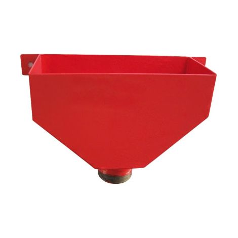 Entonnoir pour soupape en tôle acier laqué - Mâle 2"1/2 (66/76) - Thermador