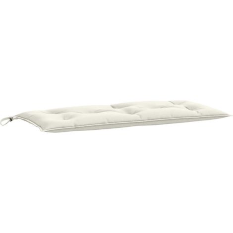Maison Exclusive - Cuscino Panca Giardino Crema Mélange 100x50x7 cm Tessuto (1/5)