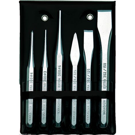 Usag 372 SE6 Assortimento di Scalpelli-Ugnetti-Punzoni (1/5)