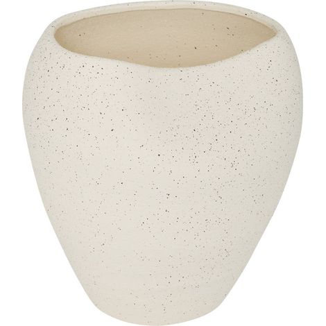 Vaso sien h29,5 cm in gres bianco - Atmosphera créateur d'intérieur