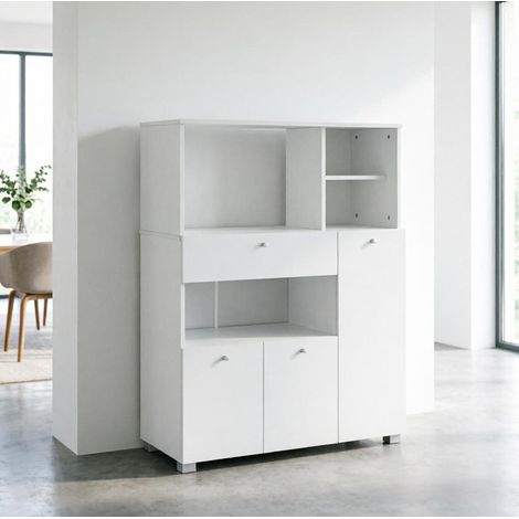Stilvoller Wohnzimmerschrank,Vielseitiger Küchenschrank mit offenen Regalen,Schublade,Moderner Aufbewahrungsschrank,Praktisches Sideboard,Ständerschrank(nur mit Wohnzimmerschrank) (1/5)