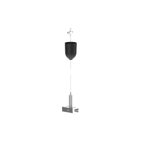 Suspension 3m pour rail universel 3ph noir INTEGRATECH TRA3FSUSB (1/2)