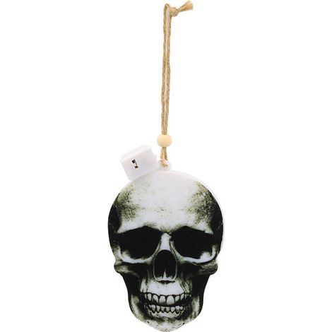 Einzigartiger Totenkopf, neu für Halloween 2023, dekorative Lichterkette, Geisterparty-Dekoration, Hängegirlande, LED-Leuchtkürbis (1/2)
