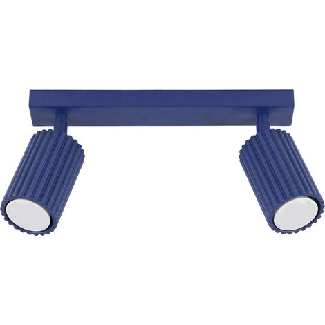 Plafones Karbon ultramar aluminio 1xGU10 30cm Sollux (1/5)