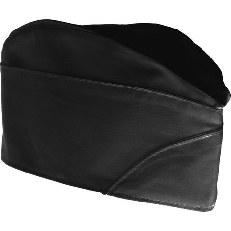 Casquette de fourrage noire