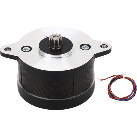 36-mm-Schrittmotor mit Kabel, 1,8°-Winkel, zweiphasig, flachrund für 3D-Drucker-Extruder (1/5)