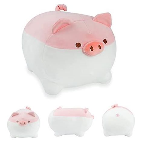 oreiller En Peluche Cochon Rose (40 Cm/15,75 Pouces), Gros Jouet Animal, Chaud Coussin De Poupe Kawaii Mignon Et Confortable - Dcoration Crative P (1/5)