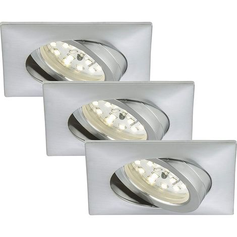Briloner 7210-039 - SET 3 FARETTI DA INCASSO ORIENTABILI 5 W (1/5)