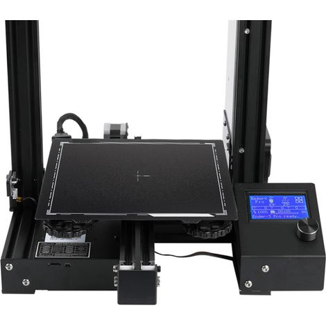 Plaque d'acier texturée en poudre PEI, 6 pièces, autocollant magnétique noir pour ENDER-3/3s 3Pro 5 (1/5)
