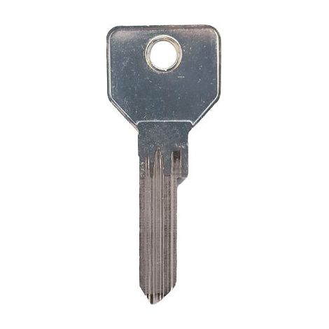CHIAVE PIATTA 10701 5 SPINE HAND CISA - OTTONE NICHELATO- 50 pezzi
