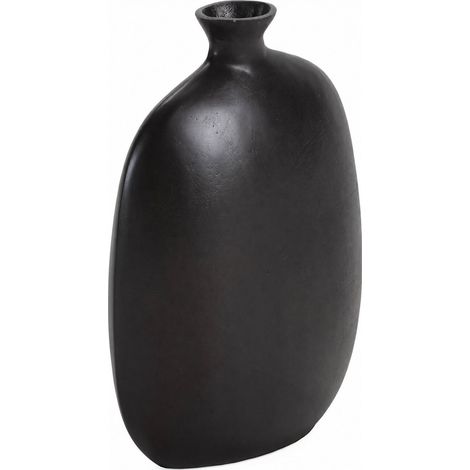 Vase en métal bronze noirâtre sculptural - bronze noirâtre (1/4)