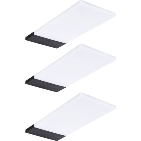 Paulmann LED Unterbauleuchte Bredo schwarz neutralweiß 3er Set (1/3)