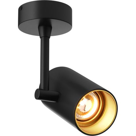 Spot plafond rond noir/or 1xGU10 50W Zuma Line Tori (1/3)