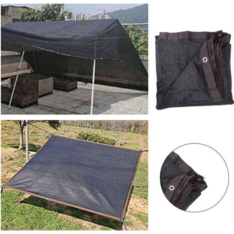 Voile d'ombrage anti-UV. anti-vieillissement. respirant. anti-pluie. voile solaire portable pour serre. verger. garage 3 x 4 m (1/5)