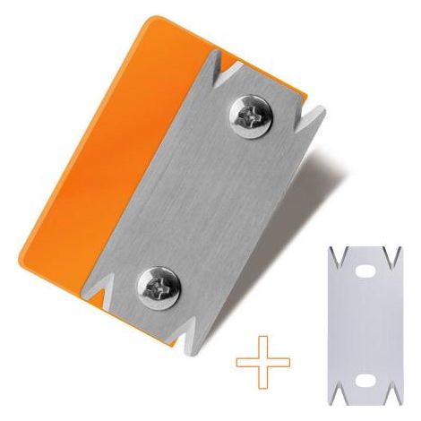 2 jeu de coupe-bordure pour le travail du bois et 1 lame en acier au tungstène, plan de chant, coupe-bordure en PVC ABS, coupe-bordure manuel (1/4)