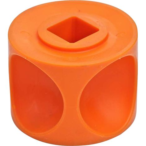 Gegenstück Dreistern Orangenpresse-orange (1/2)