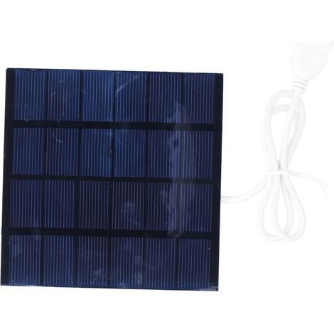 Panneau Solaire DIY, Kit Système Solaire 1.5W 6V pour Applications Electroniques dans Les Projets Scientifiques Chargeur Solaire DIY 110x110mm (1/5)