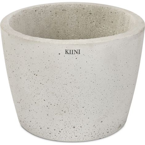 KIINI Beton-Outdoor-Topfblumen-Blumenständer für den Innenbereich - Garten XL Weiß (1/3)