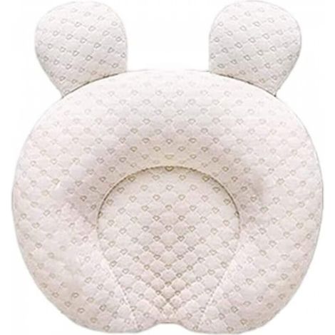 Oreiller de mise en forme de tête de bébé, coussin de pépinière nouveau-né, oreiller de sommeil de soutien de tête de bébé, oreiller de cou de tête de mousse de mémoire 3d pour la poussette de siège d (1/5)