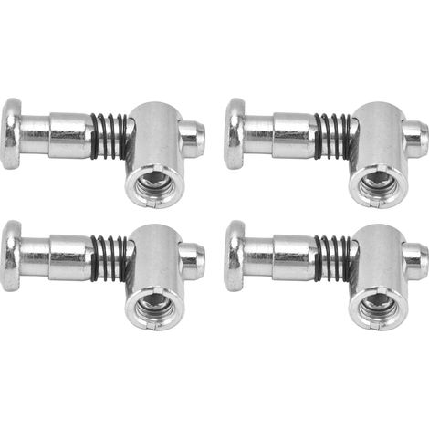 4 connecteurs d'ancrage en acier au carbone galvanisé, profilés fixes, norme européenne 4545 (1/5)