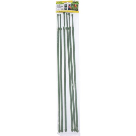 Kinzo Supporti regolabili verdi per piante 49-80 cm