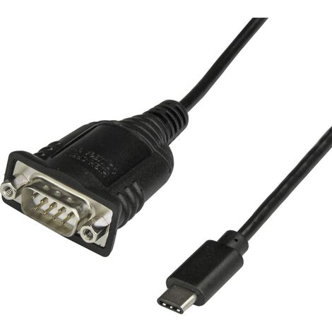 StarTech.com Cavo adattatore da USB C a seriale con COM Port Retention - Cavo convertitore da USB tipo C a RS232 (D ICUSB232PROC (1/3)