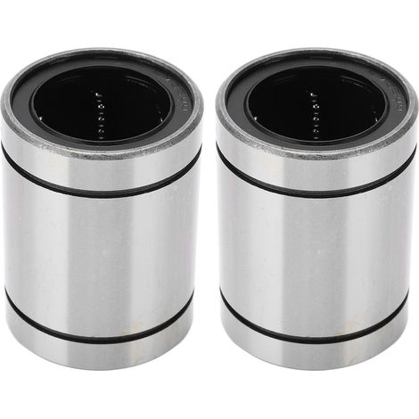Lot de 2 Roulements Linéaires à Billes Haute Précision, Faible Frottement, Cylindriques pour Imprimante 3D et Machine CNC (1/5)
