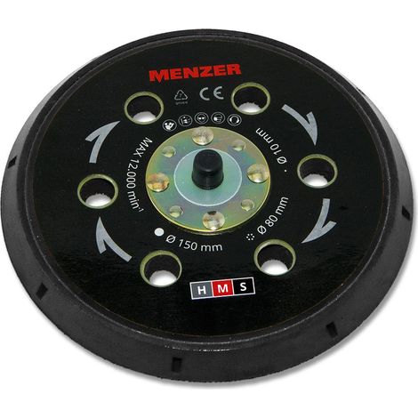 MENZER Multi-Loch-Schleifteller 150 mm Soft für den MENZER ETS 150 5.0 und 2.5