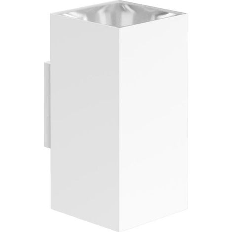 Sunset Sq 16 - Applique Murale Carrée Led 16 W Ip65 Avec Interrupteur, Température De Couleur 2700 K/3200 K/4000 K, Blanc Mat - Beneito & Faure (1/4)