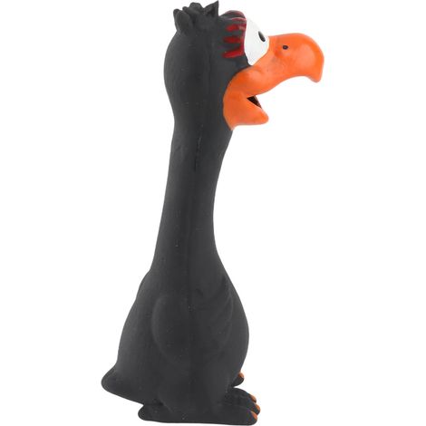 Jouet pour chien Poulet Crieur Interactif Résistant aux Morsures, Jouet Sonore à Presser pour Chiens de Petite, Moyenne et Grande Taille Noir (1/5)