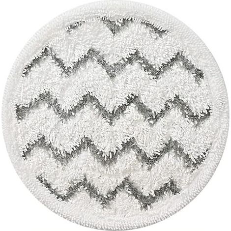 Compatibles avec les balais vapeur Shark S7000/S8001 — Lot de 4 lingettes de rechange (accessoires de nettoyage) — Motif vagues gris (1/5)
