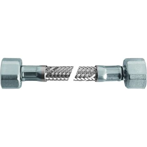 FLESSIBILE IN ACCIAIO INOX FEMMINA/FEMMINA MODELLO FLEXCORE CM 25 F.F. 3/8