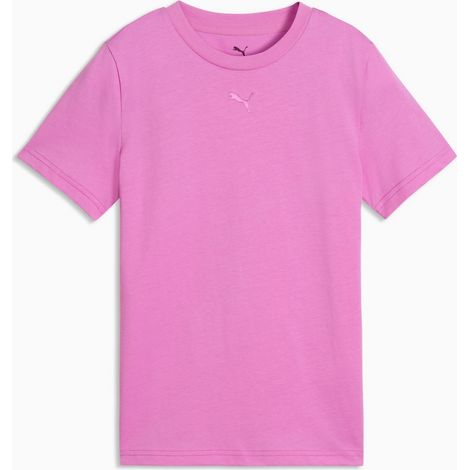 Camiseta rosa para niña con logo de gato centrado de Puma ESS 69297274 r 176 (1/2)