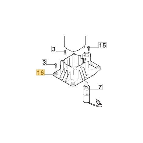 ORIGINAL STIGA Mähroboter Höhenverstellstütze a1500 322784954/1