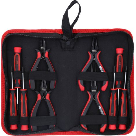 KS TOOLS Coffret de pinces et tournevis électroniques, 10 pcs ( 500.7220 ) (1/7)