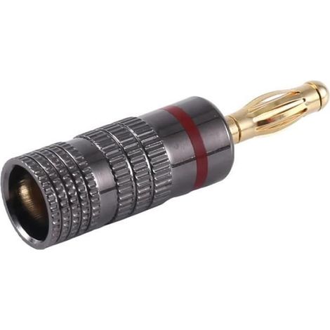 Lot de 24 Fiches Bananes Audio 4,5 Mm pour Haut-Parleur Fil Plaqué ou Banane Adaptateur Câble Connecteur Clips comme illustré (1/5)