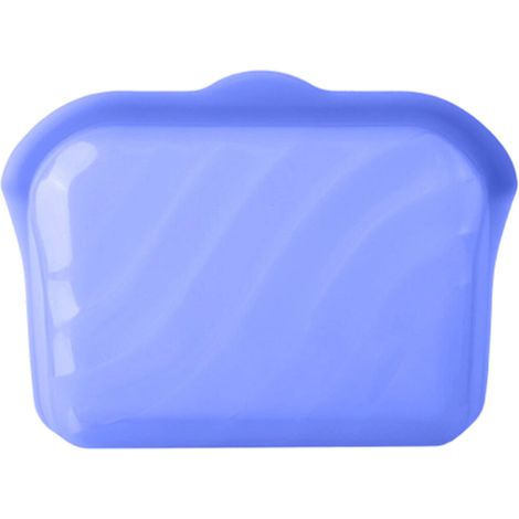 Sacchetto per alimenti in silicone adatto al congelatore - Blu L