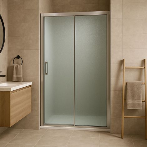 Lato porta box doccia angolare nicchia dafne cristallo 6 mm 110 cm stampato (1/5)