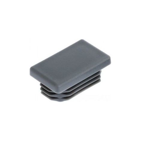 Bouchon rectangle pour tube 150X50 épaisseur tole du tube 4 à 7 Polyethylène noir