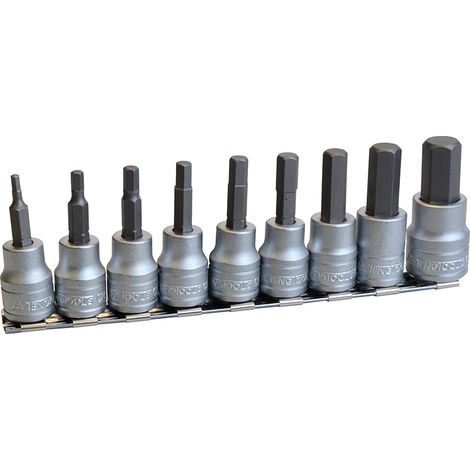 Teng M3812 M3812 Socket Clip Rail Hex Socket Metric 3/8in Drive TENM3812