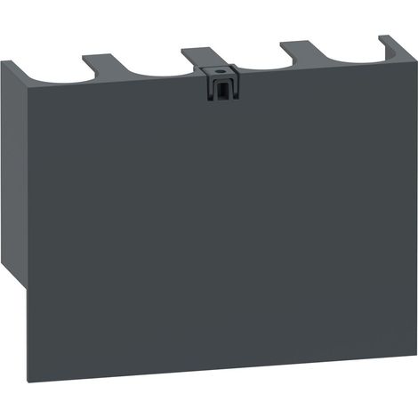 Couvercle de bornier TransferPacT 160 A triphasé, en plastique, pas de connexion de 30 mm, montage fixe