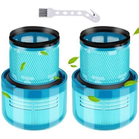 Filtri compatibili con Dyson V6 V8 V11 V12 V15 Detect Absolute, 2 filtri di ricambio per aspirapolvere Dyson, blu (1/4)