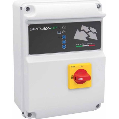 Panneau de commande électronique pour le démarrage direct de 2 moteurs monophasés ou triphasés - Idrhaus