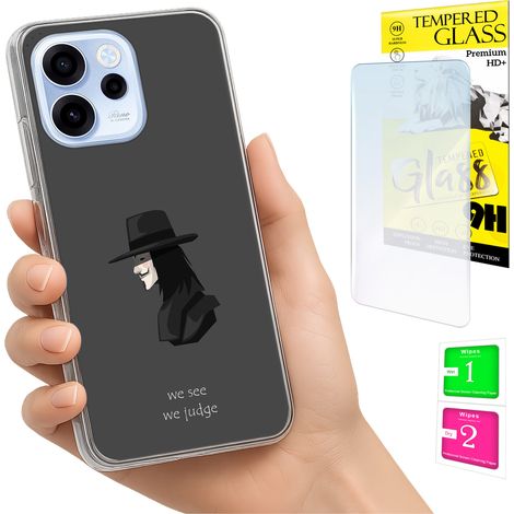 Coque pour Oppo Reno 15F / 15F FS avec protection photo, coque arrière et verre trempé 9H (1/5)